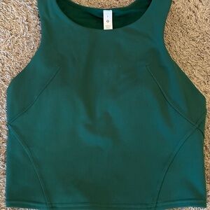Lululemon Athletica Forest Green Crop Top